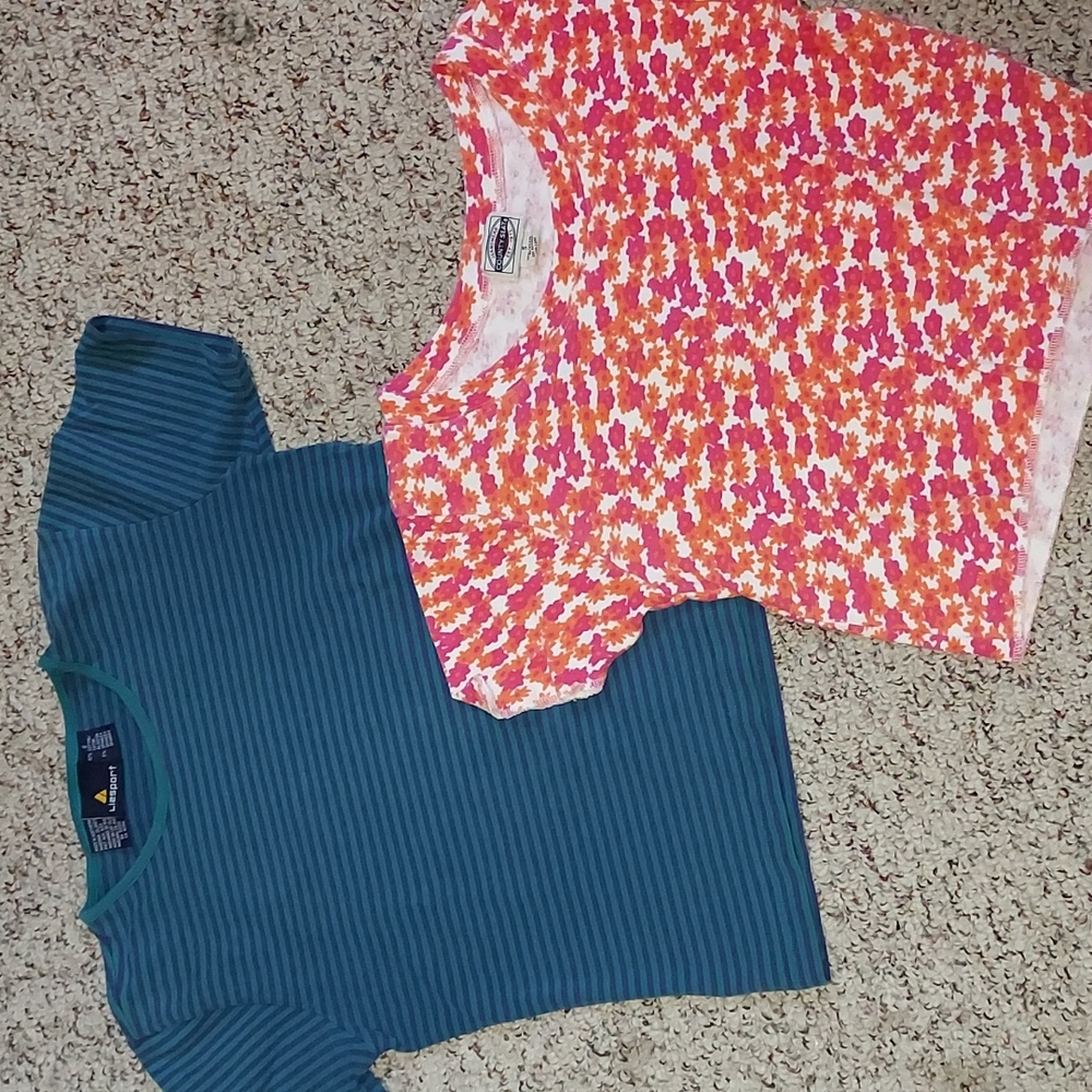 Woman's tops (2), LizSport & County seat, both size S